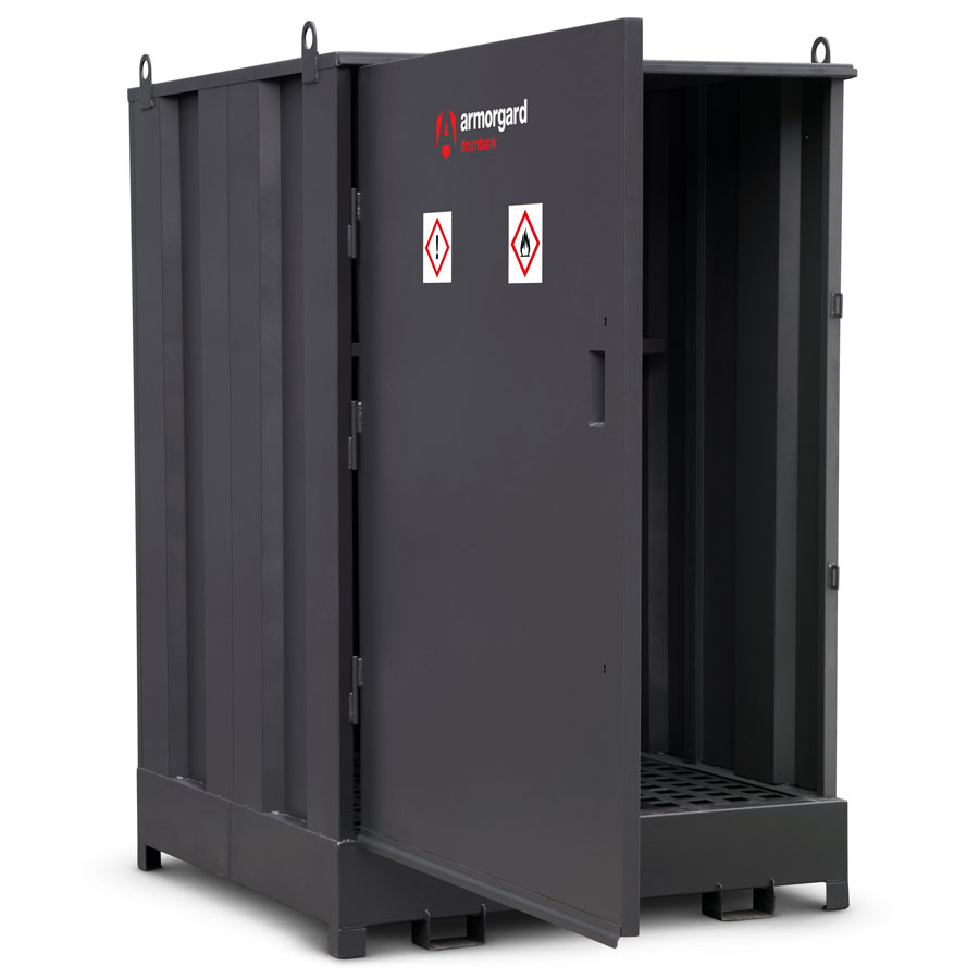 Armoire-De-Stockage-4-Fûts-Armorgard-Drumbank Armoire-De-Stockage-4-Fûts-Armorgard-Drumbank