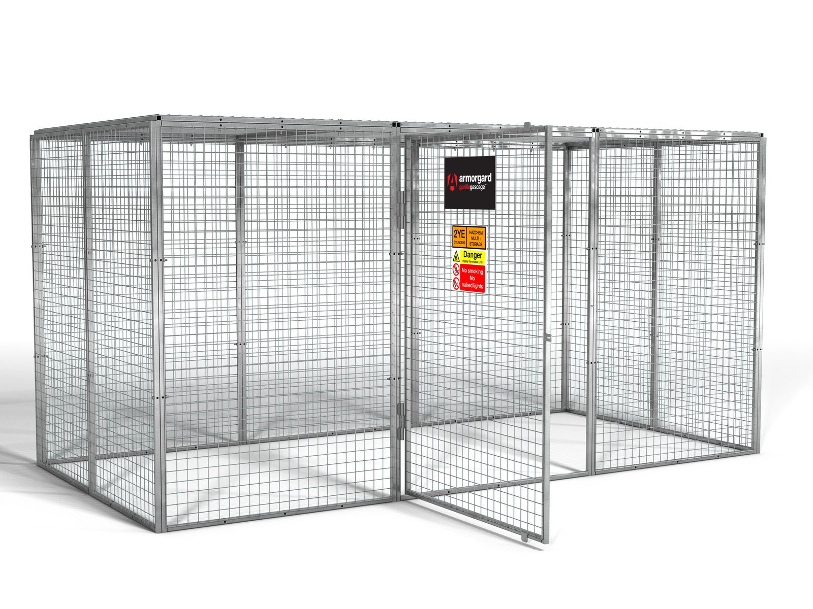 Cage Stockage Bouteilles de gaz - Armorgard GGC17