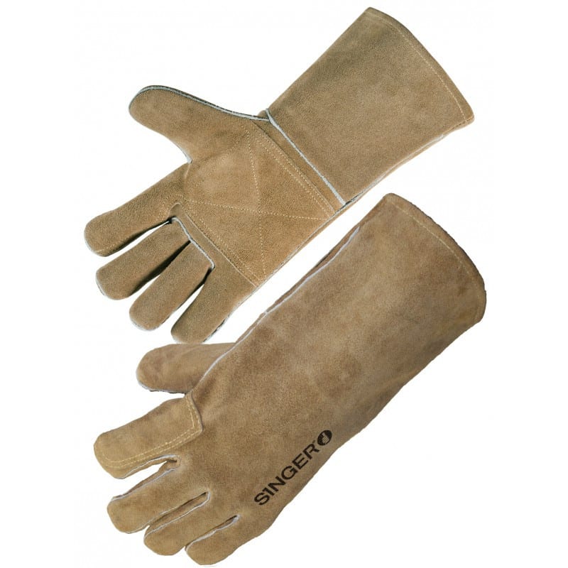Gants de soudeur en cuir croûte de bovin 51SOUD