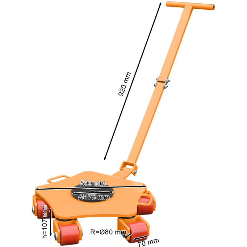 Patins rouleurs charges lourdes roues orientables 5t Patins rouleurs charges lourdes roues orientables 5t